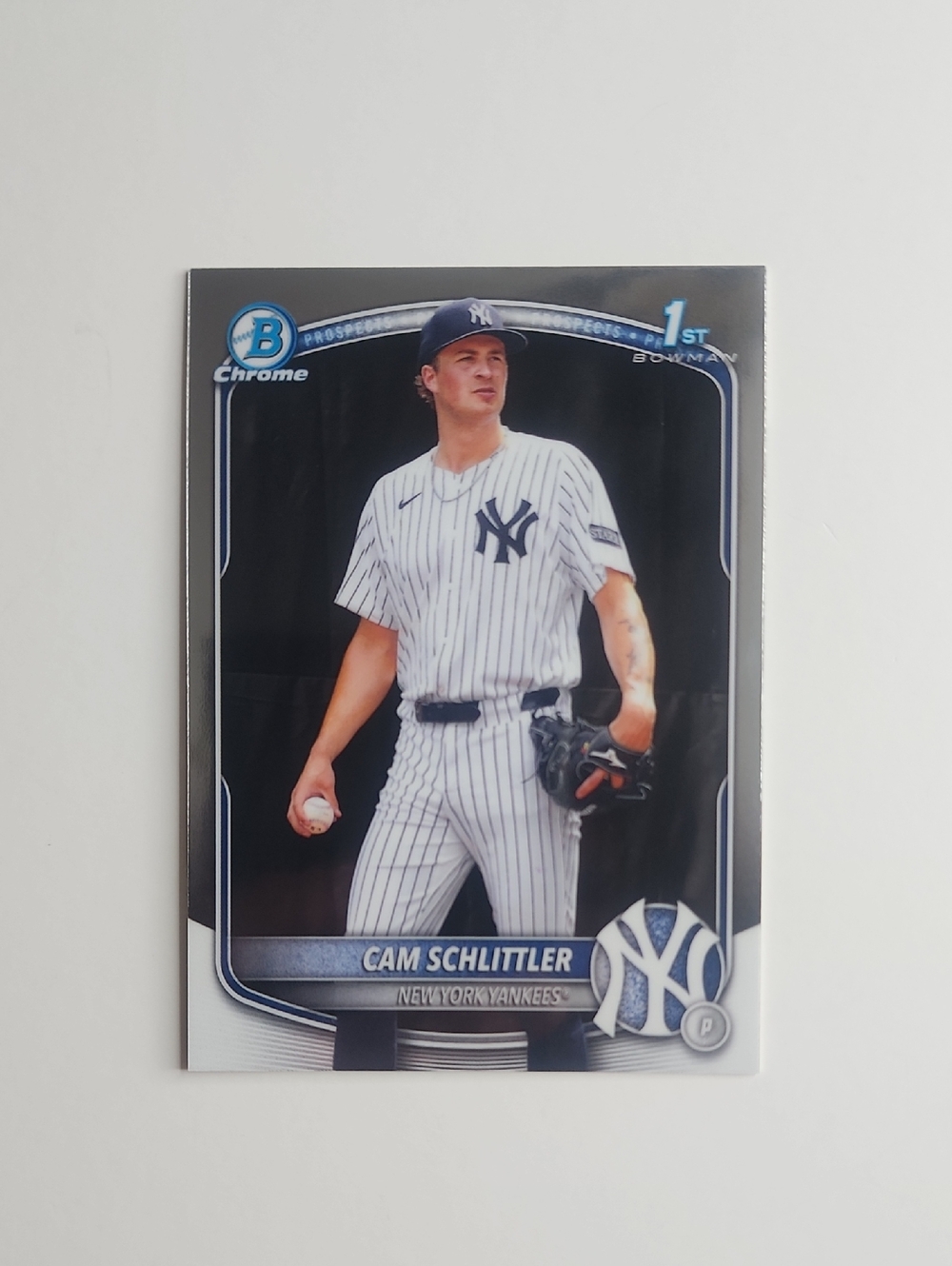 Cam Schlittler ~ 2025 Bowman Chrome Prospects ~ 1st Bowman